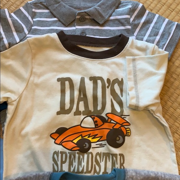 A 10 pc set mix of 5 onesies, 2 tops and 3 shorts - Picture 5 of 12